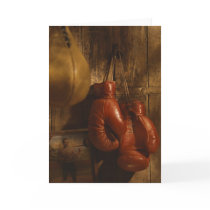 Boxing Gloves Greeting Card