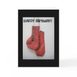 Boxing gloves Happy Birthday Card