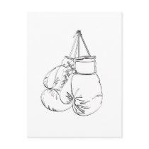Boxing Gloves II Postcards