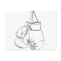 Boxing Gloves II Postcards
