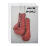 Boxing Gloves Invitations Birthday/Bachelor/Any