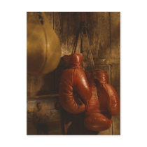Boxing Gloves Post Cards