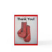 Boxing Gloves, Thank You Cards
