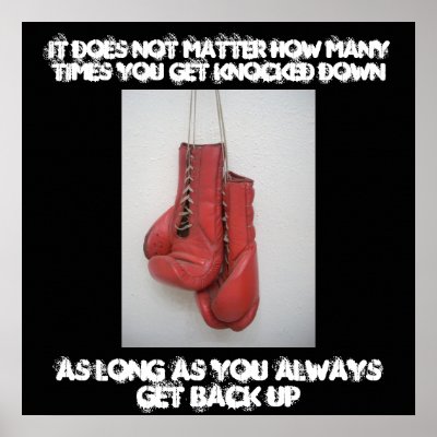 Boxing Inspirational Canvas Posters by JeffandJess