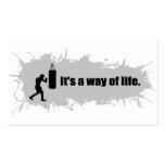 Boxing Is a Way of Life business cards