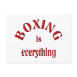 Boxing is Everything Post Cards