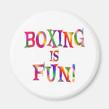 Boxing is Fun Refrigerator Magnet