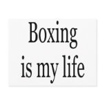 Boxing Is My Life Post Cards