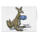 Boxing Kangaroo Cards