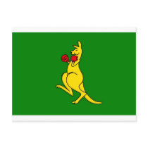 Boxing kangaroo collector item"s post card