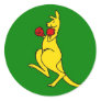 Boxing kangaroo collector item"s sticker