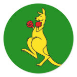 Boxing kangaroo collector item"s stickers