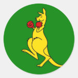 Boxing kangaroo collector item"s sticker