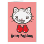 Boxing Kitty Greeting Cards
