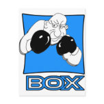 BOXING LOGO - BOX BOXER POST CARD