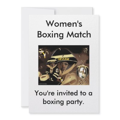 Boxing Match Invitation by Boxing_GN