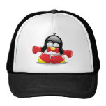 Boxing Penguin Trucker Hats