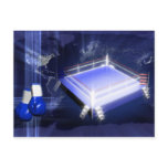 boxing postcard
