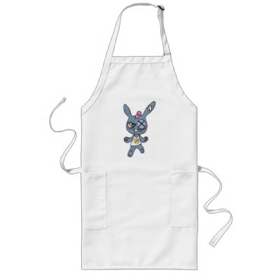Boxing Rabbit Long Apron by FaunTrooper