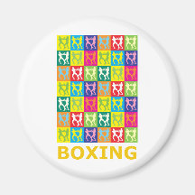 Boxing Refrigerator Magnets