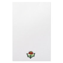 boxing ring and gloves graphic stationery paper