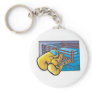 Boxing Ring and Gloves Keychains