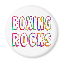 Boxing Rocks magnets
