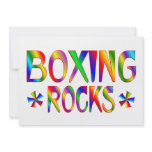 BOXING ROCKS invitations