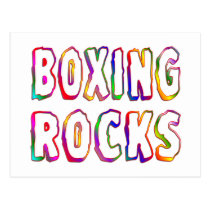 Boxing Rocks postcards
