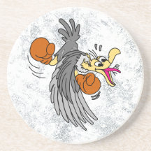 Boxing Rooster Beverage Coasters