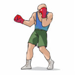 boxing stance boxer graphic photo cutouts