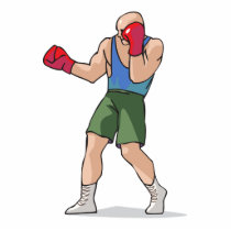 boxing stance boxer graphic photo cutouts