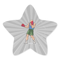 boxing stance boxer graphic stickers
