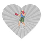 boxing stance boxer graphic stickers
