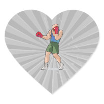 boxing stance boxer graphic stickers