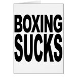Boxing Sucks Greeting Cards