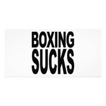 Boxing Sucks Photo Card