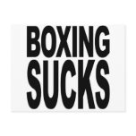 Boxing Sucks Post Cards