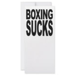 Boxing Sucks rack cards