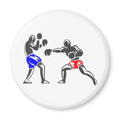 Boxing T-shirts and Gifts. Refrigerator Magnet by leigh10970
