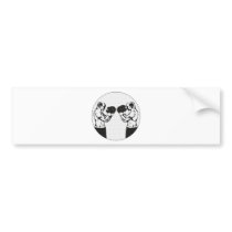 Boxing - Two warriors face off Bumper Sticker