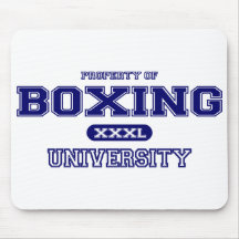 Boxing University Mouse Pads