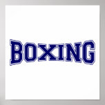 Boxing University Style Poster