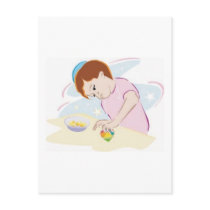 Boy and Dreidel Postcards