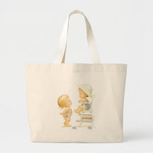 Boy and Girl Beach Bag