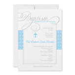Boy Baptism Invitation