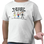 Boy Best Grandma and Grandpa T-shirt