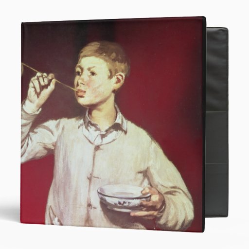 Boy Blowing Bubbles, 1867-69 Vinyl Binders