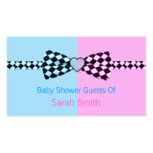 Boy Blue And Or Girl Pink Baby Shower Business Cards