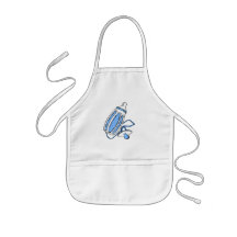 boy blue  bottle pacifier aprons